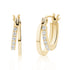 Contemporary Double Hoops - Earrings - The Steel Shop