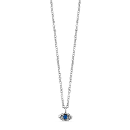 Minimal Evil Eye Pendant - Women Pendant - The Steel Shop