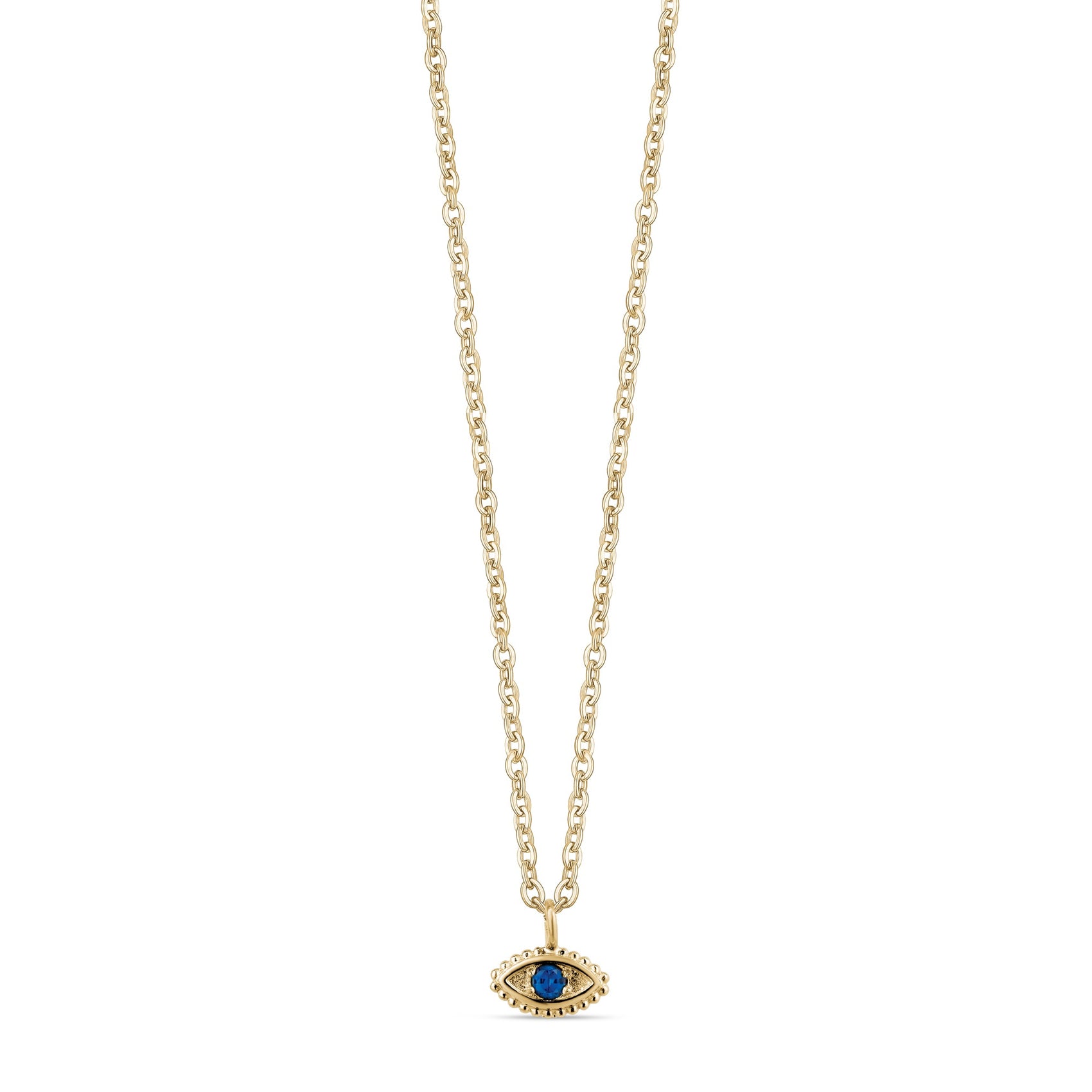 Minimal Evil Eye Pendant - Women Pendant - The Steel Shop