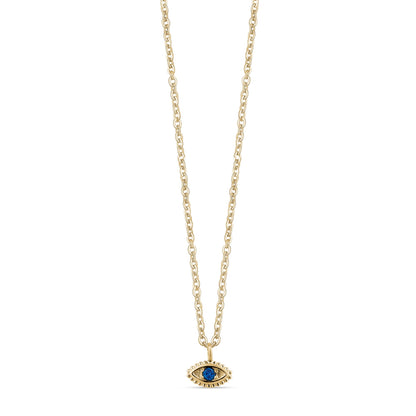 Minimal Evil Eye Pendant - Women Pendant - The Steel Shop