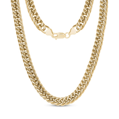 Double Curb Necklace - Women's Necklaces - The Steel Shop