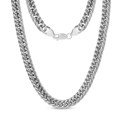 Double Curb Necklace - Women's Necklaces - The Steel Shop