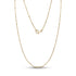 Thin Bead Station Link Chain - Women&