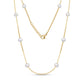 Minimalist Pearl Station Necklace - Women's Necklaces - The Steel Shop