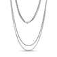 Layered Rope and Link Chain - Women's Necklaces - The Steel Shop