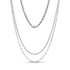 Layered Twist and Oval Link Chain - Women&