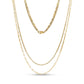 Layered Twist and Oval Link Chain - Women's Necklaces - The Steel Shop