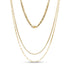 Layered Twist and Oval Link Chain - Women&