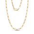 Modern Paper Clip Chain Necklace - Women&