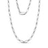 Modern Paper Clip Chain Necklace - Women&