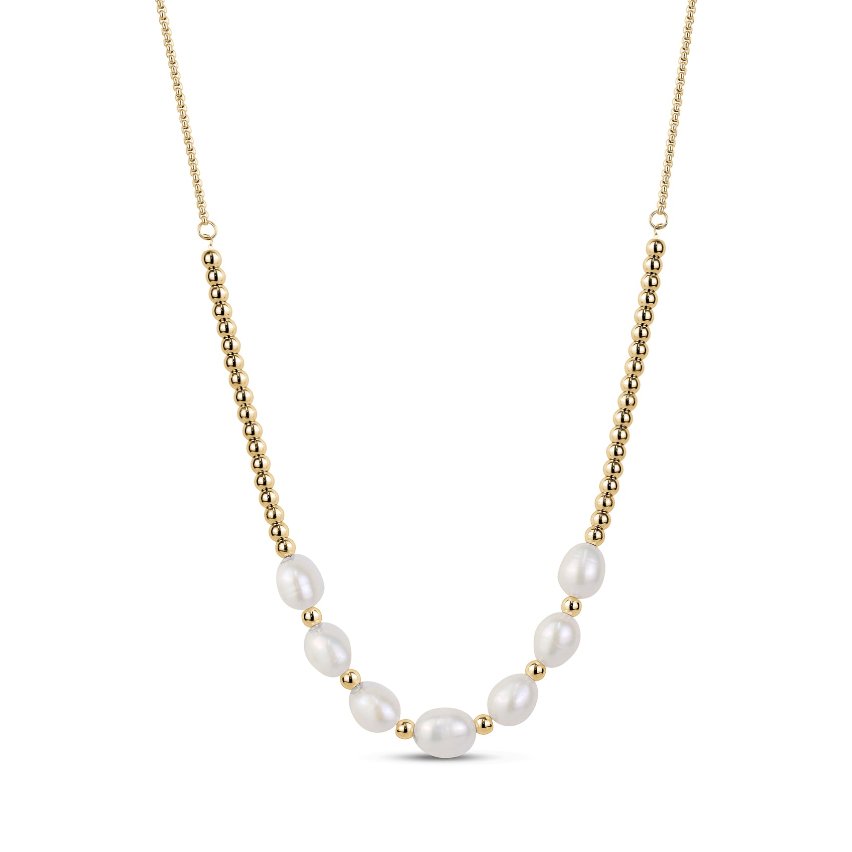 Beaded Pearl Necklace - Women's Necklaces - The Steel Shop