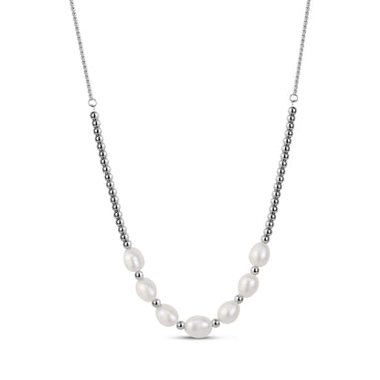 Beaded Pearl Necklace - Women's Necklaces - The Steel Shop