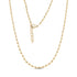 Minimalist Oval Tube Link Necklace - Women&