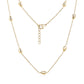 Droplet Station Necklace - Women's Necklaces - The Steel Shop