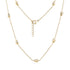 Droplet Station Necklace - Women&