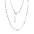 Polished Disc Chain Necklace - Women&