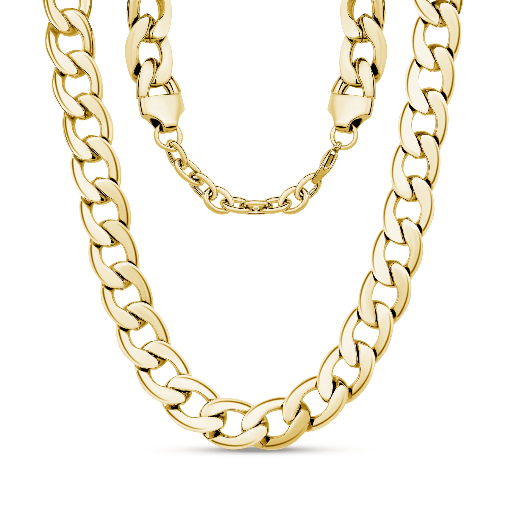 Chunky Curb Chain Necklace - Women's Necklaces - The Steel Shop