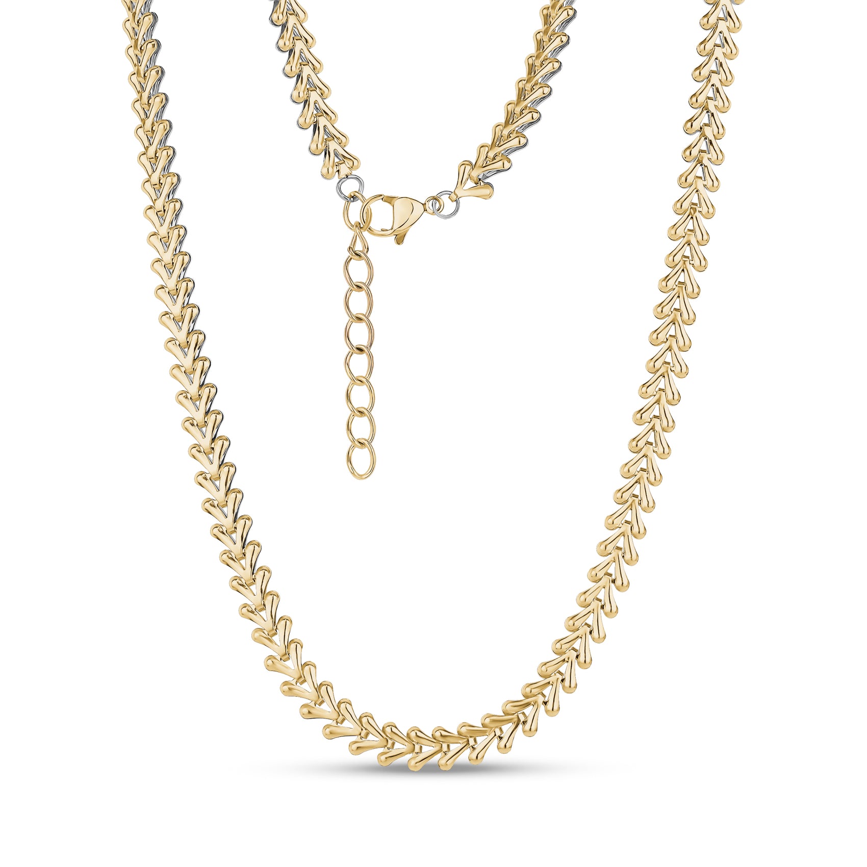 Reversible Arrow Link Necklace - Women's Necklaces - The Steel Shop