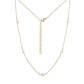 Freshwater Pearl Station Necklace - Women's Necklaces - The Steel Shop
