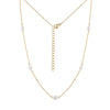 Freshwater Pearl Station Necklace