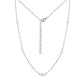 Freshwater Pearl Station Necklace - Women's Necklaces - The Steel Shop