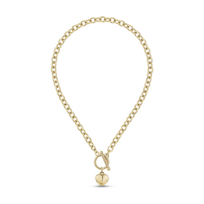 Toggle Heart Necklace