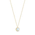 Gold stainless steel women&