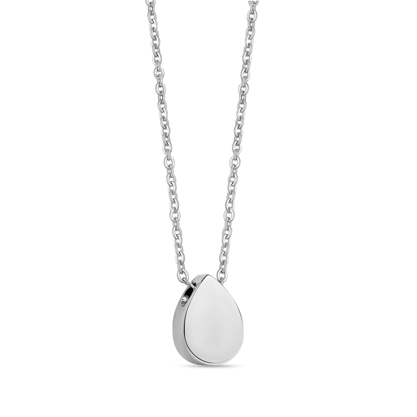 Minimal Teardrop Urn Pendant - Women Pendant - The Steel Shop