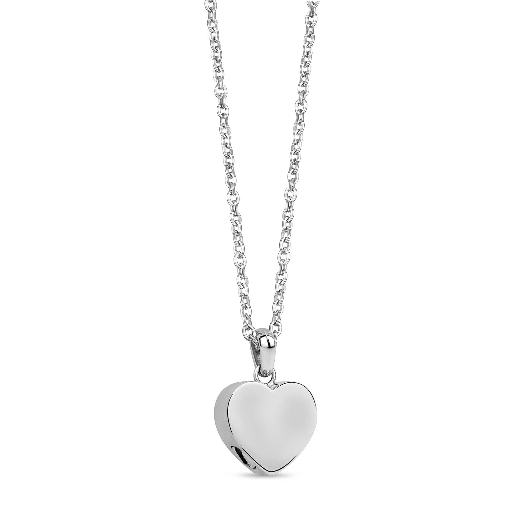 Minimal Heart Urn Pendant - Women Pendant - The Steel Shop