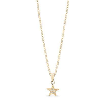 Stone-Set Star Pendant - Women Pendant - The Steel Shop