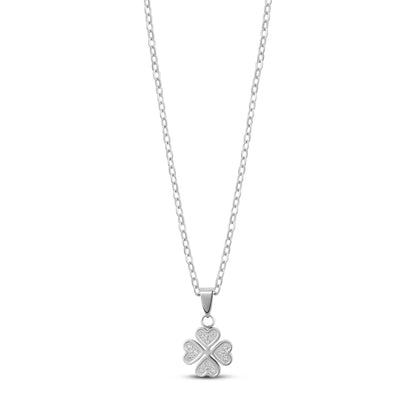 Four Hearts Clover Pendant - Women Pendant - The Steel Shop