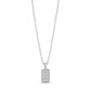 Iced Out Mini Tag Pendant - Women Pendant - The Steel Shop
