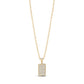 Iced Out Mini Tag Pendant - Women Pendant - The Steel Shop