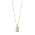 Iced Out Mini Tag Pendant - Women Pendant - The Steel Shop