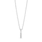 Stone-Set Initial Pendant - Women Pendant - The Steel Shop