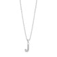 Stone-Set Initial Pendant - Women Pendant - The Steel Shop