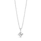 Stone-Set Initial Pendant - Women Pendant - The Steel Shop