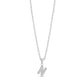 Stone-Set Initial Pendant - Women Pendant - The Steel Shop