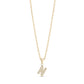 Stone-Set Initial Gold Pendant - Women Pendant - The Steel Shop