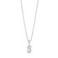 Stone-Set Initial Pendant - Women Pendant - The Steel Shop