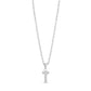 Stone-Set Initial Pendant - Women Pendant - The Steel Shop
