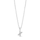 Stone-Set Initial Pendant - Women Pendant - The Steel Shop