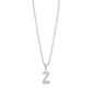 Stone-Set Initial Pendant - Women Pendant - The Steel Shop