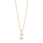Stone-Set Initial Gold Pendant - Women Pendant - The Steel Shop