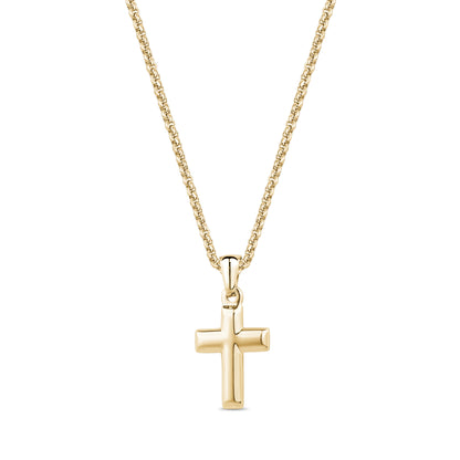 Refined Dome Cross Pendant - Women Pendant - The Steel Shop