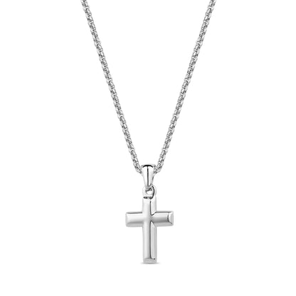Refined Dome Cross Pendant - Women Pendant - The Steel Shop