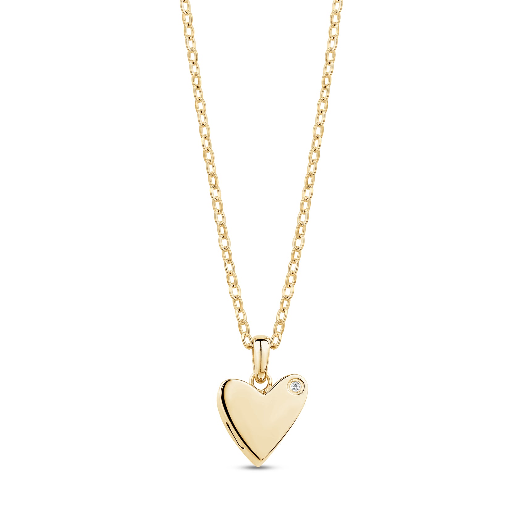 Contemporary Heart Urn Pendant - Women Pendant - The Steel Shop