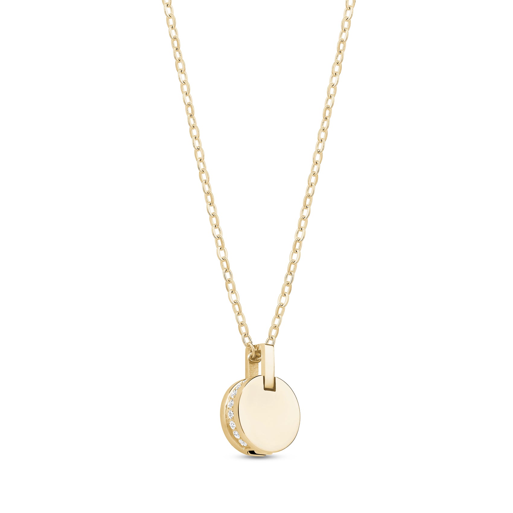 Eternal Shine Round Urn Pendant - Women Pendant - The Steel Shop