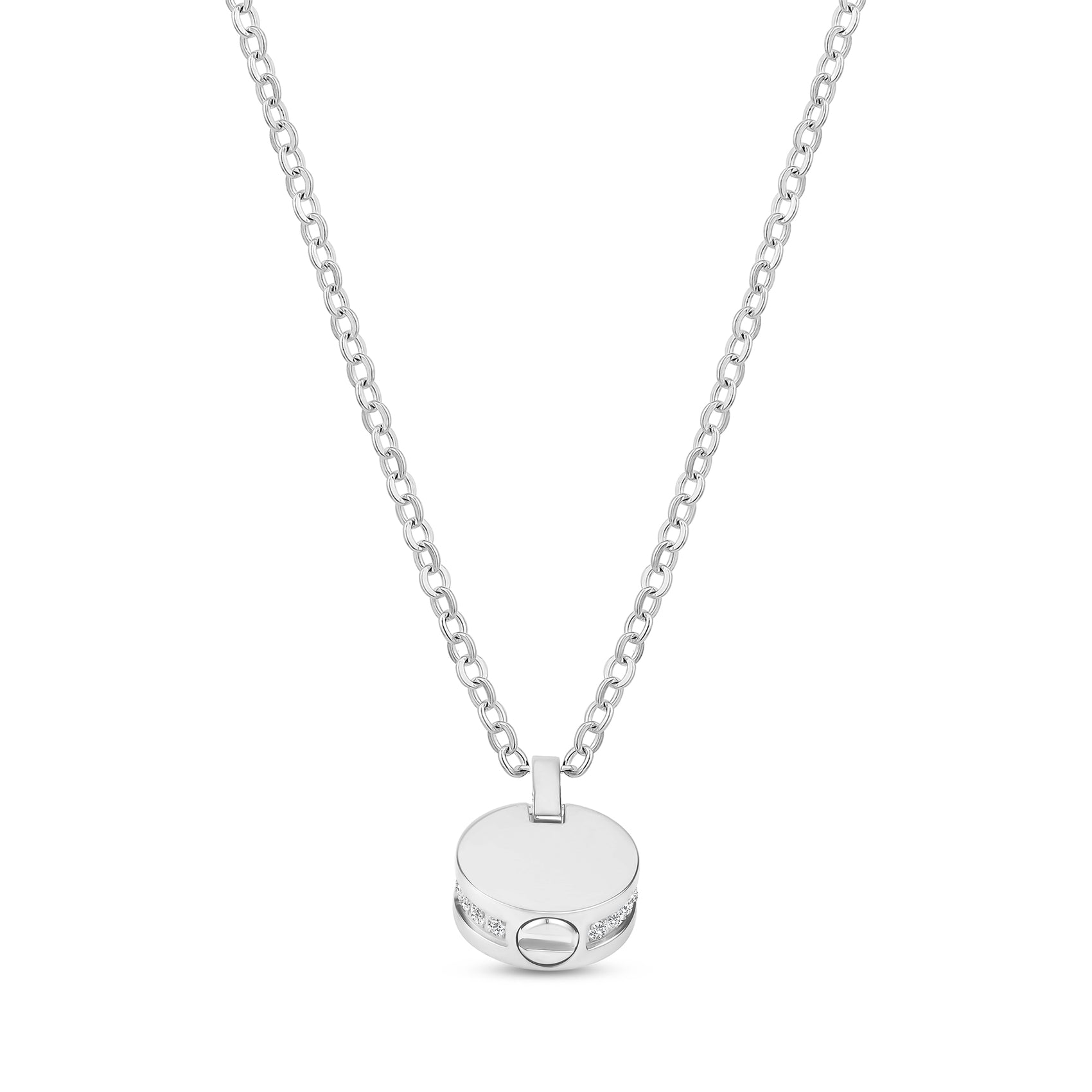 Eternal Shine Round Urn Pendant - Women Pendant - The Steel Shop