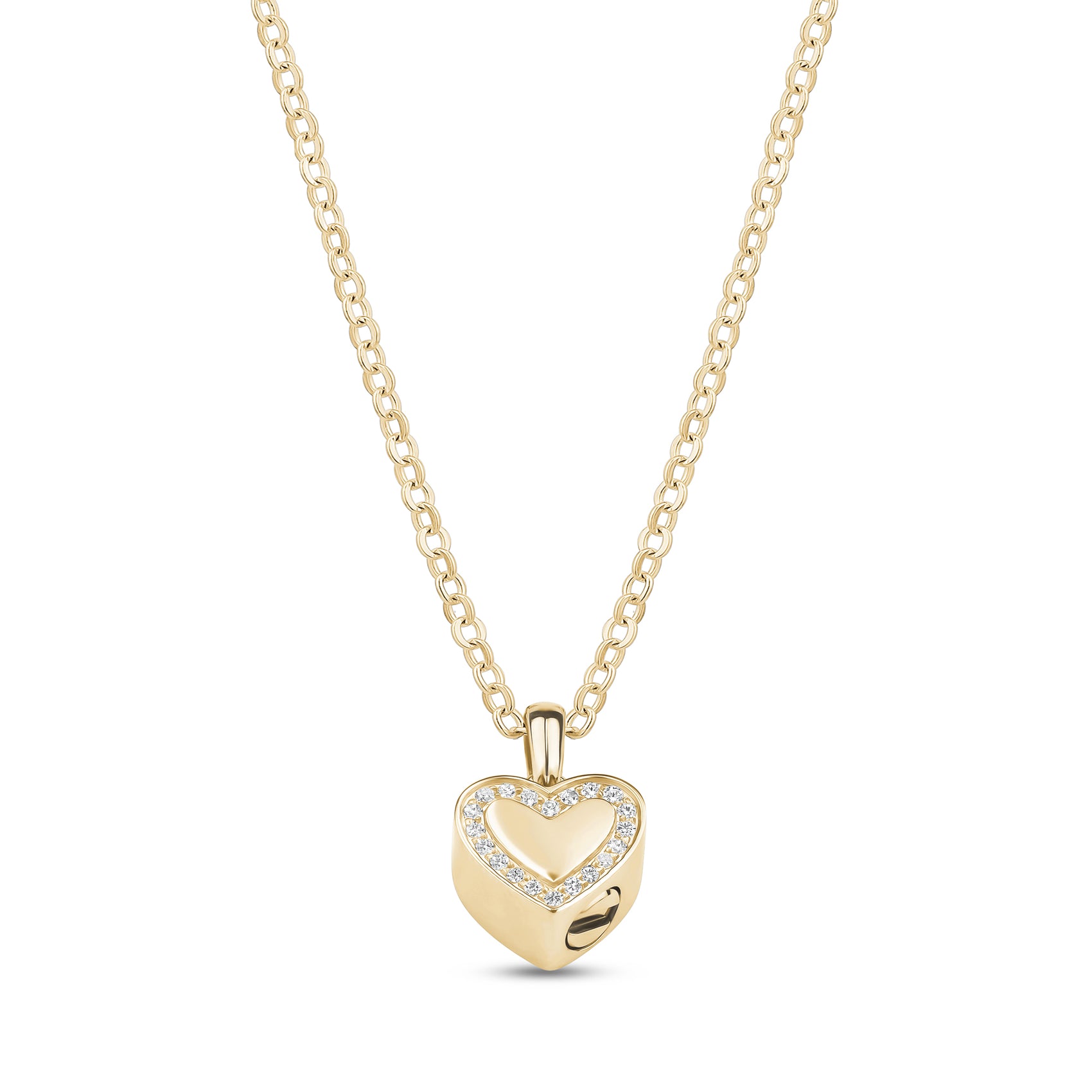 Loved Forever Heart Urn Pendant - Women Pendant - The Steel Shop